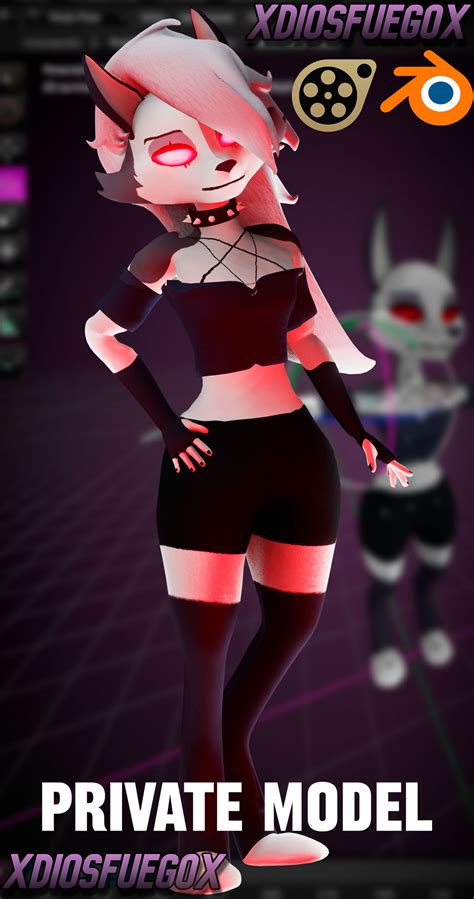 loona helluva boss vrchat model.